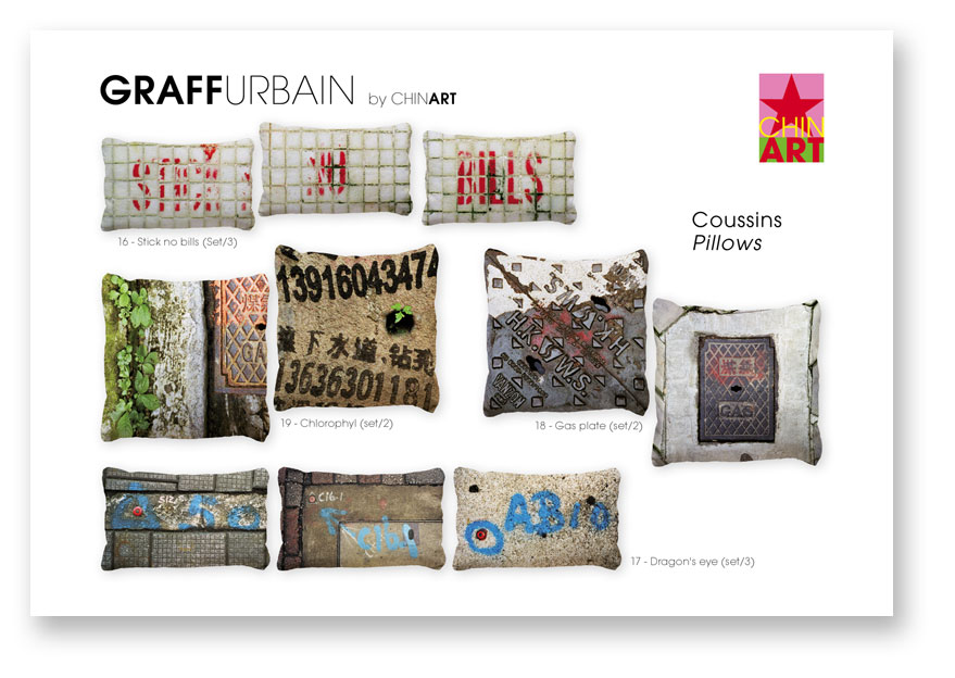 Graffurbain coussin